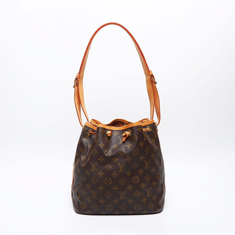 LOUIS VUITTON Petit Noe One Belt Shoulder Bag Brown WS14017