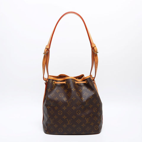 LOUIS VUITTON Petit Noe One Belt Shoulder Bag Brown WS14017