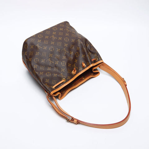 LOUIS VUITTON Petit Noe One Belt Shoulder Bag Brown WS14017