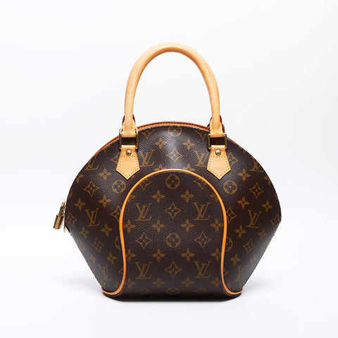 LOUIS VUITTON Monogram Ellipse PM Handbag Brown WS14018