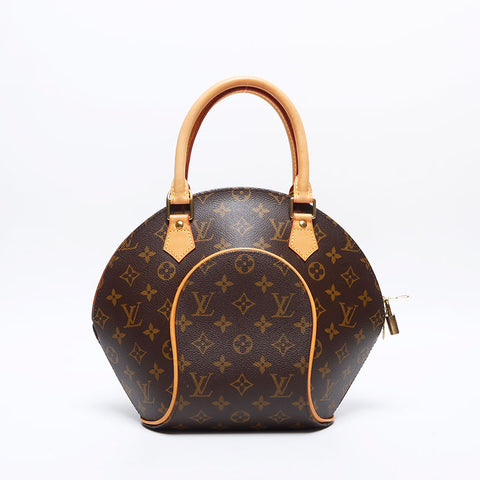 LOUIS VUITTON Monogram Ellipse PM Handbag Brown WS14018