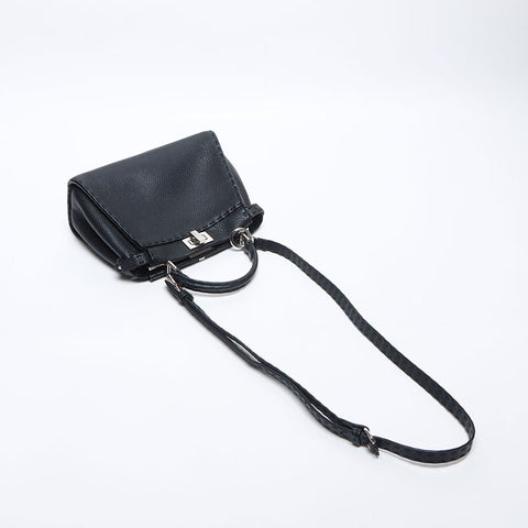 FENDI Peekaboo 2WAY Handbag black WS14019