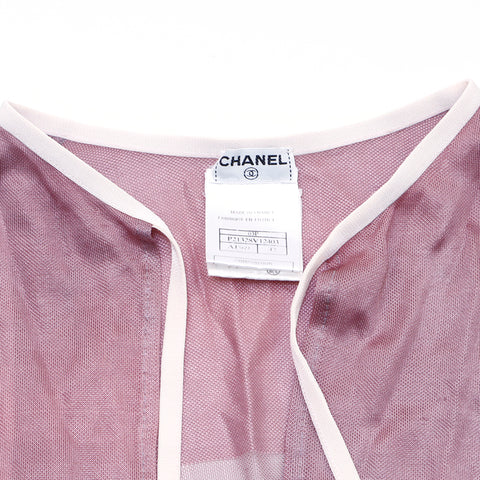 Chanel网格顶级运动系列背心紫色WS1401