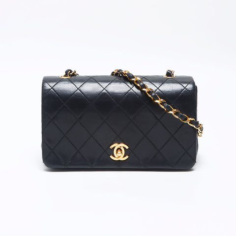 シャネル CHANEL マトラッセ ターンロック ココマーク ショルダーバッグ ブラック WS14025