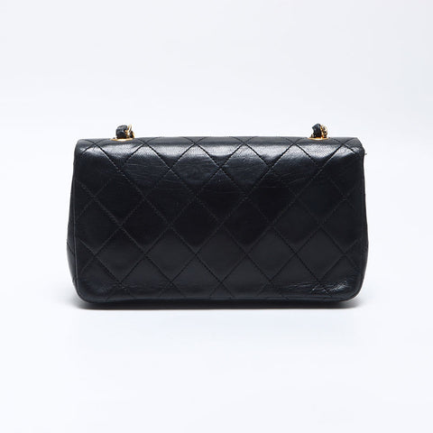 Chanel Chanel Matelasse转锁可可标记肩袋黑色WS14025