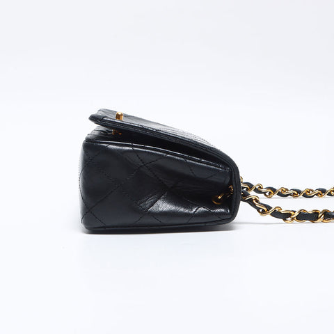 Chanel Chanel Matelasse转锁可可标记肩袋黑色WS14025