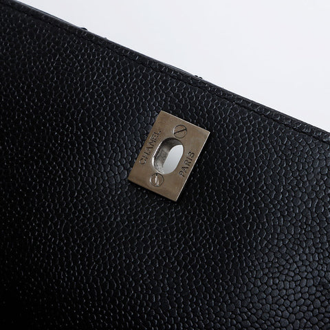 CHANEL 凯莉包型 matrasse 手提包 黑色 WS14026