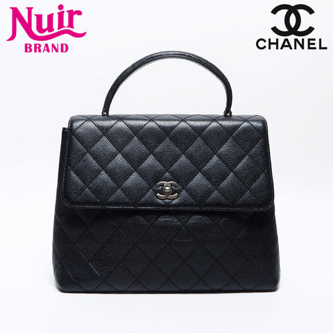 Chanel Chanel Kelly Type Matelasse Handbag Black WS14026