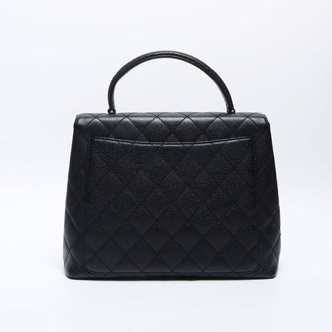 Chanel Chanel Kelly型Matelasse手提包黑色WS14026