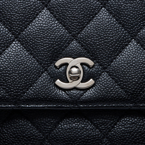 Chanel Chanel Kelly型Matelasse手提包黑色WS14026