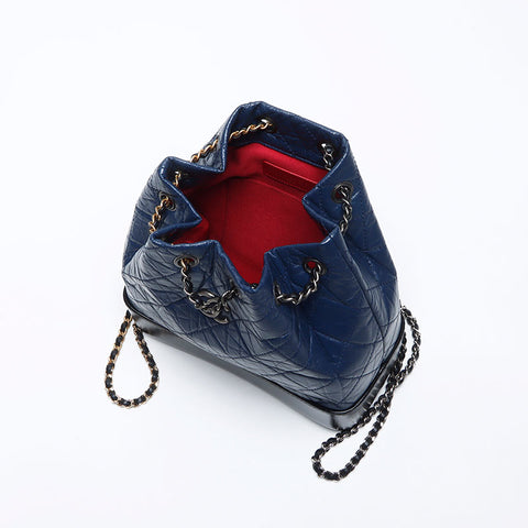 シャネル CHANEL ガブリエル マトラッセ リュック・デイパック ネイビー WS14027