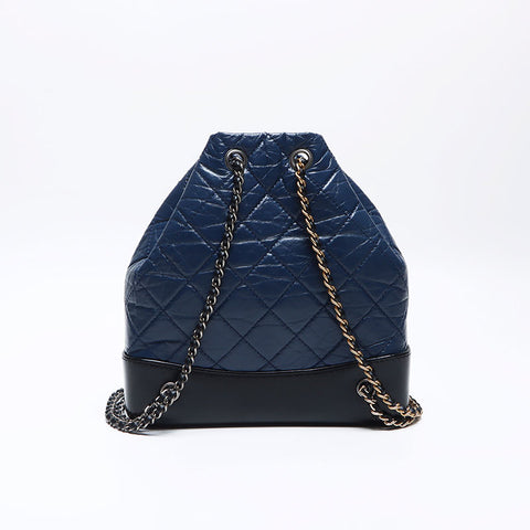 シャネル CHANEL ガブリエル マトラッセ リュック・デイパック ネイビー WS14027