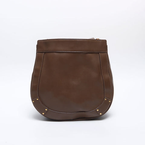 Chloe Eden Fringe Shoulder Bag Brown WS14028