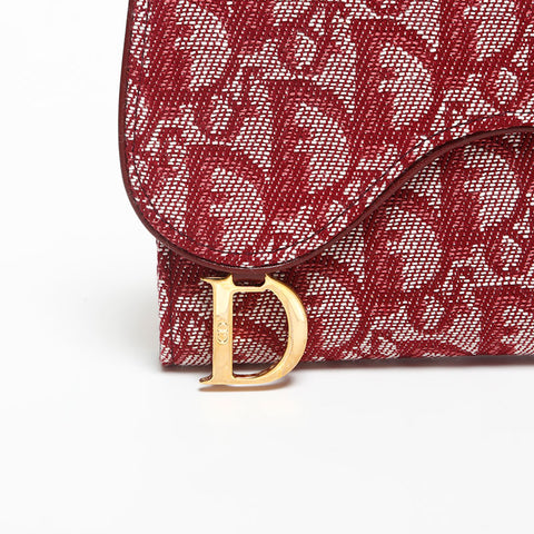 クリスチャンディオール Christian Dior トロッター キャンバス オブリーク 長財布 レッド WS14029