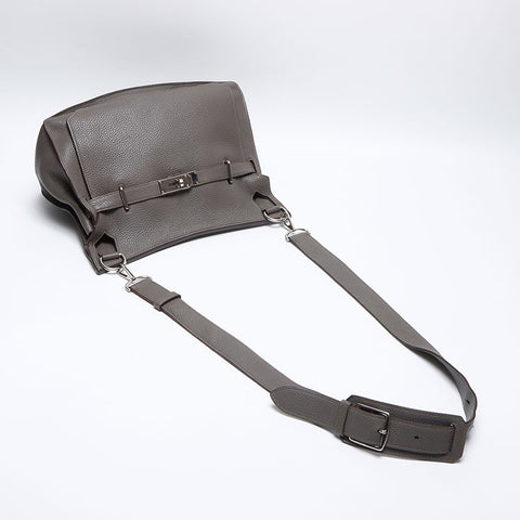HERMES P stamped Gypsy Elle 34 2012 Shoulder Bag gray WS14030