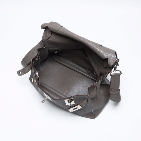 HERMES P stamped Gypsy Elle 34 2012 Shoulder Bag gray WS14030