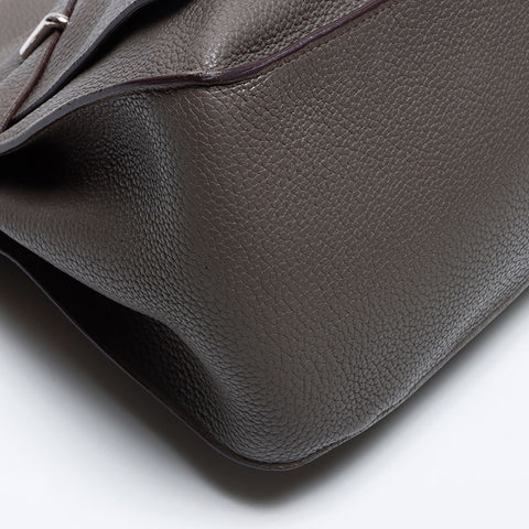 HERMES P stamped Gypsy Elle 34 2012 Shoulder Bag gray WS14030