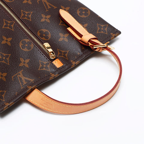 ルイ・ヴィトン LOUIS VUITTON モノグラム 2018年製 シューズバッグ ウッス ア スーリエ ポーチ ブラウン WS14036