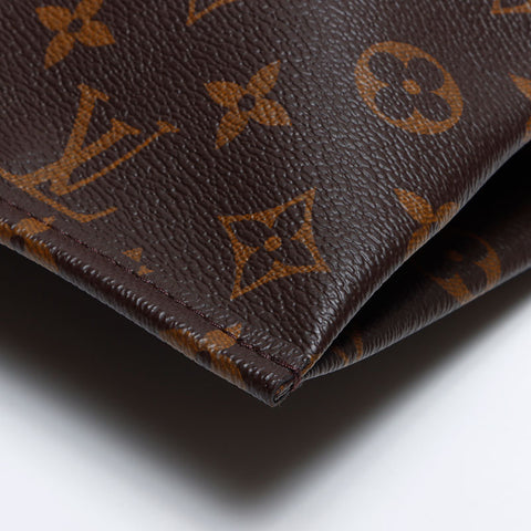 ルイ・ヴィトン LOUIS VUITTON モノグラム 2018年製 シューズバッグ ウッス ア スーリエ ポーチ ブラウン WS14036