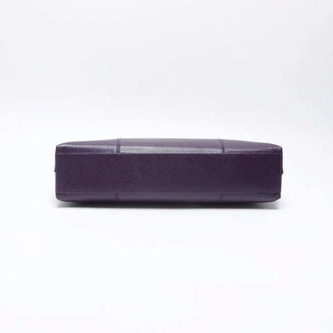 CHANEL Caviar Skin COCO Mark Chain 6th Series 2000-2001 Shoulder Bag purple WS14038