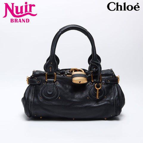 クロエ Chloe パディントン レザー ハンドバッグ ブラック WS14045