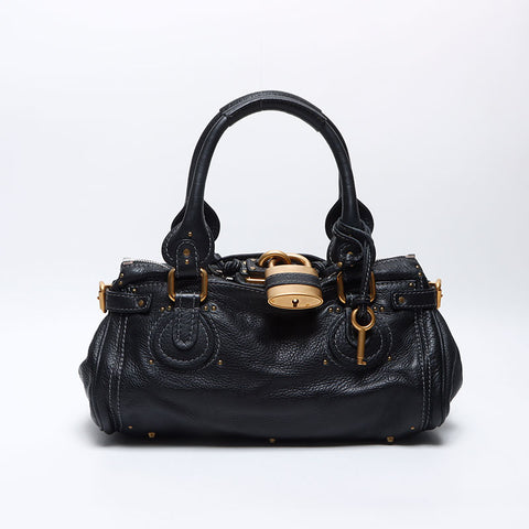 クロエ Chloe パディントン レザー ハンドバッグ ブラック WS14045