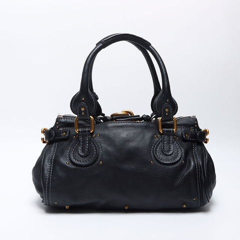 クロエ Chloe パディントン レザー ハンドバッグ ブラック WS14045