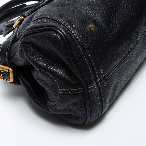 クロエ Chloe パディントン レザー ハンドバッグ ブラック WS14045