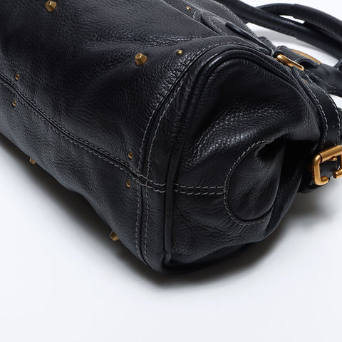 クロエ Chloe パディントン レザー ハンドバッグ ブラック WS14045