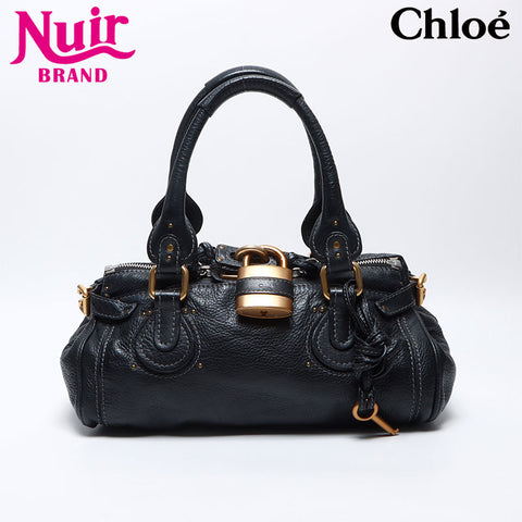 クロエ Chloe パディントン レザー ハンドバッグ ブラック WS14046