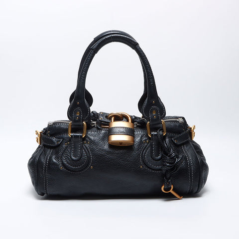 クロエ Chloe パディントン レザー ハンドバッグ ブラック WS14046