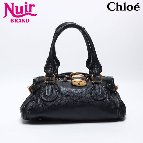 クロエ Chloe パディントン レザー ハンドバッグ ブラック WS14047