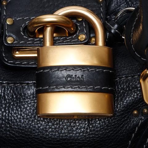 クロエ Chloe パディントン レザー ハンドバッグ ブラック WS14047