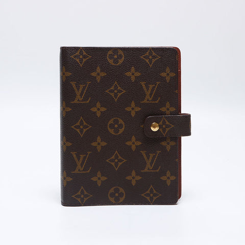 ルイ・ヴィトン LOUIS VUITTON モノグラム アジェンダPM 2001年 手帳 ブラウン WS14048