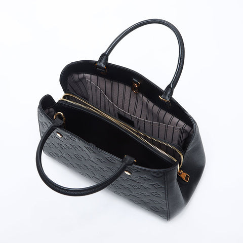 ルイ・ヴィトン LOUIS VUITTON 2016年製 モノグラム モンテーニュMM アンプラント ショルダーバッグ ブラック WS14049