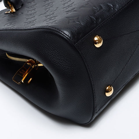 ルイ・ヴィトン LOUIS VUITTON 2016年製 モノグラム モンテーニュMM アンプラント ショルダーバッグ ブラック WS14049