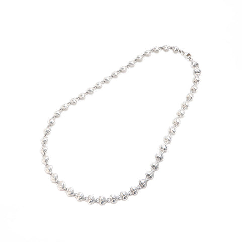 TIFFANY&Co. Heart Lock 925 Necklace Silver WS14053