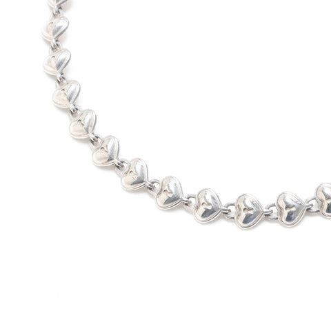 TIFFANY&Co. Heart Lock 925 Necklace Silver WS14053