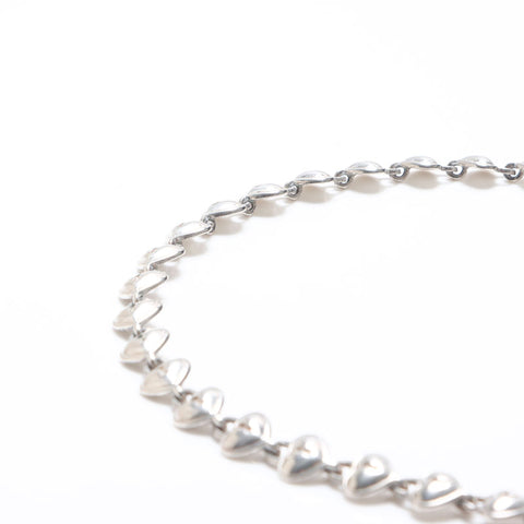 TIFFANY&Co. Heart Lock 925 Necklace Silver WS14053