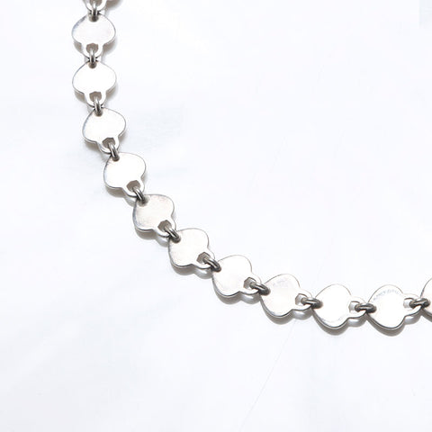 TIFFANY&Co. Heart Lock 925 Necklace Silver WS14053