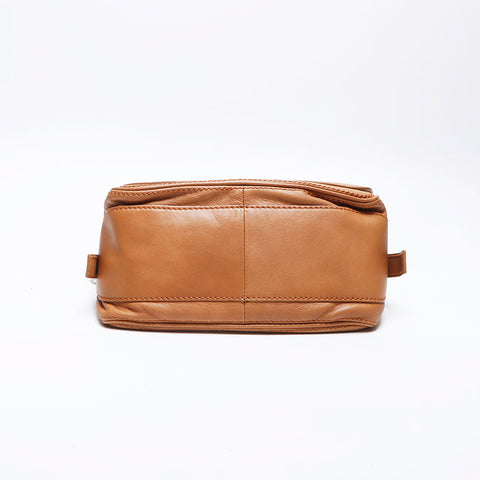 CELINE leather Shoulder Bag beige WS14059