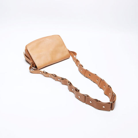CELINE leather Shoulder Bag beige WS14059