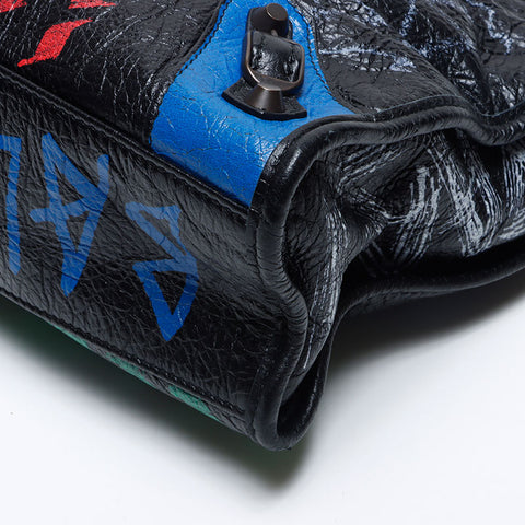 BALENCIAGA Graffiti City Handbag black WS14061