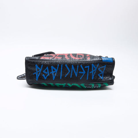 BALENCIAGA Graffiti City Handbag black WS14061