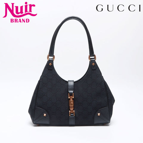 GUCCI New Jackie GG Canvas Handbag black WS14063