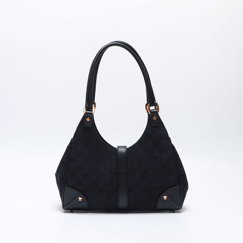 GUCCI New Jackie GG Canvas Handbag black WS14063