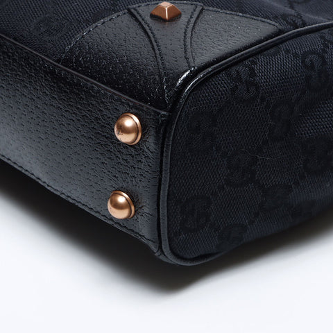 GUCCI New Jackie GG Canvas Handbag black WS14063