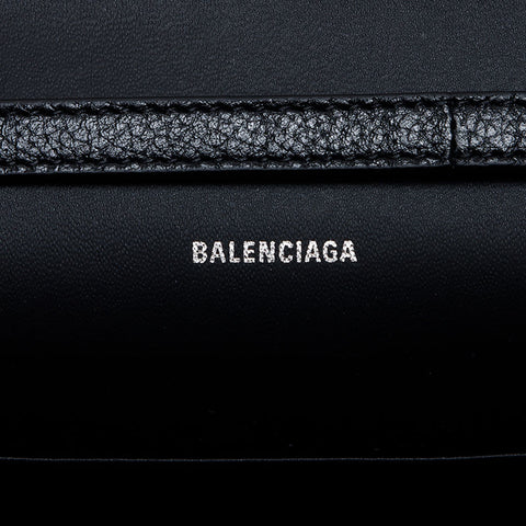 バレンシアガ BALENCIAGA レザー ショルダーバッグ ブラック WS14066
