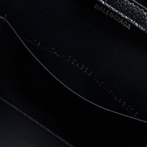 バレンシアガ BALENCIAGA レザー ショルダーバッグ ブラック WS14066
