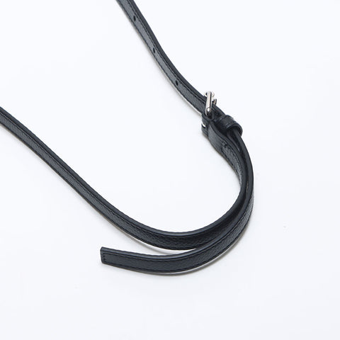 バレンシアガ BALENCIAGA レザー ショルダーバッグ ブラック WS14066